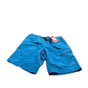 The North Face Mens Turquoise Blue Belted Guided Trunk Shorts! NWT Size L 38x11